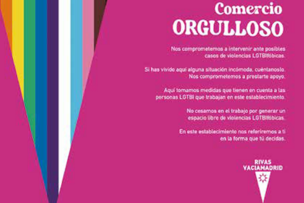 "Comercios Orgullosos" en Rivas. Únete a esta iniciativa