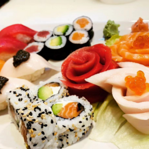 Foto de capa sushi de verdade